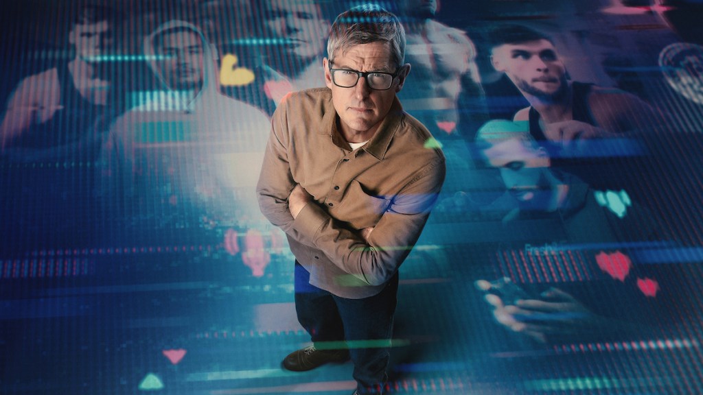 Netflix 紀錄片《路易泰魯:解構男性圈》中,主持人深入男性圈。